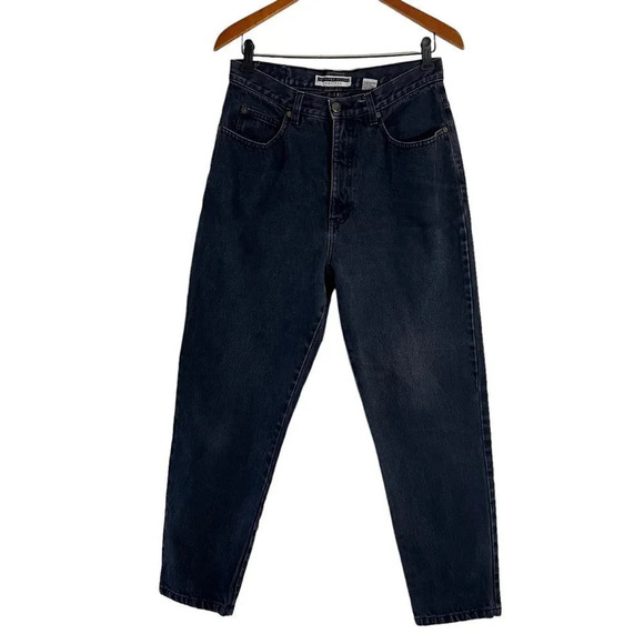 Jennifer Moore Petites Gray Denim Jeans Size 14 High Waist Mom Fit 100% Cotton - Picture 1 of 10